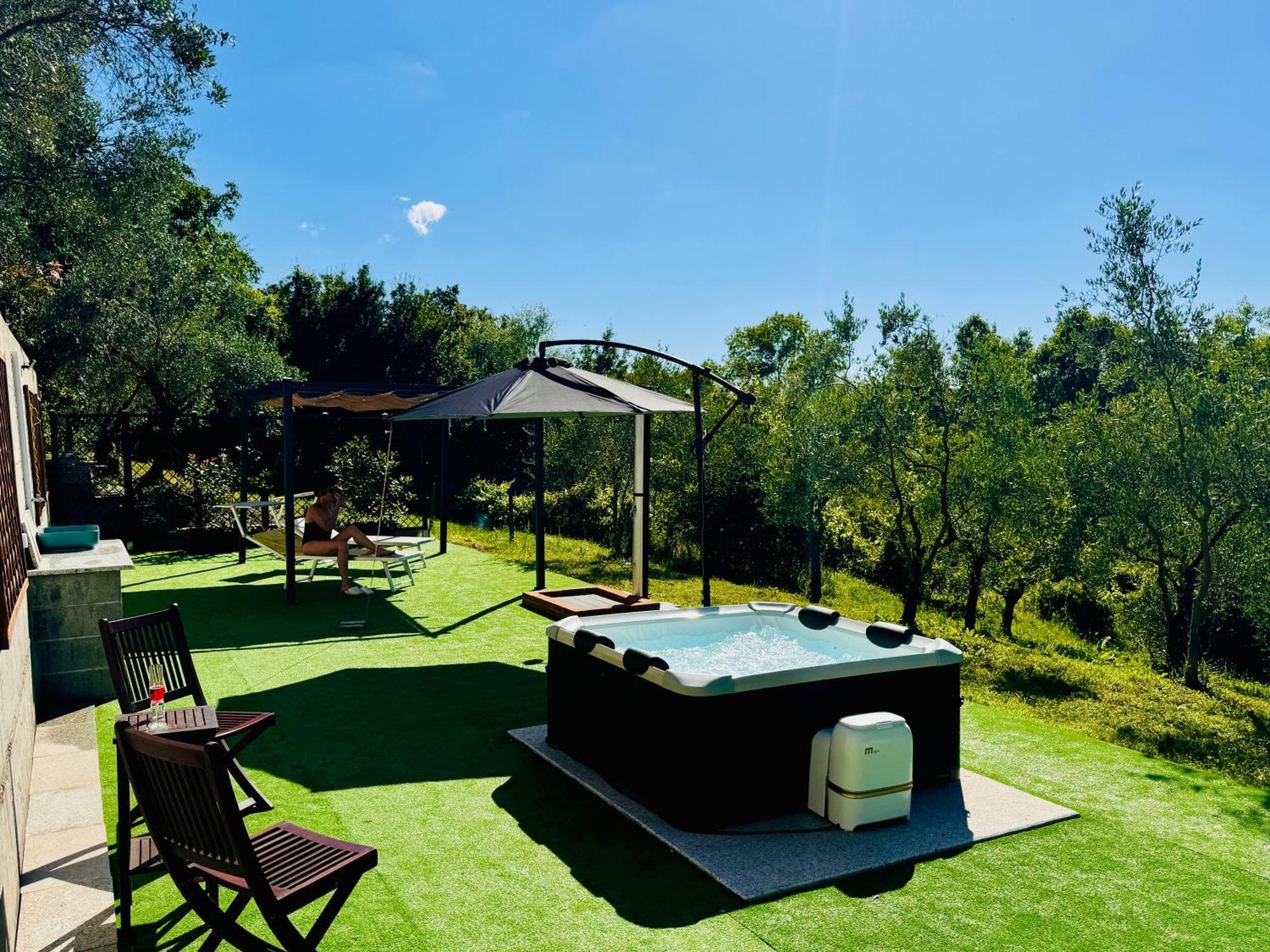 Ca' Degli Ulivi Relax Con Idromassaggio Lunigiana Vicino 5 Terre Apartment Agnino ภายนอก รูปภาพ